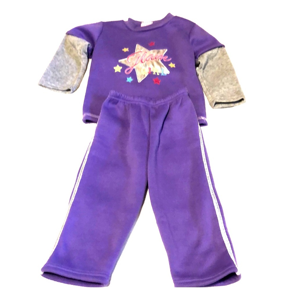 Mon Petit 2 Piece sweat shirt/pant outfit 24M NWT